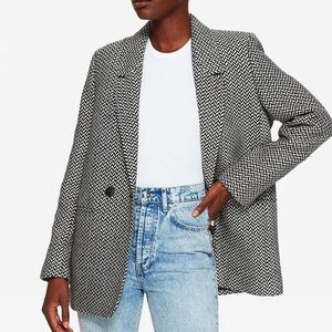 Anine Bing | Fishbone Single Breasted Blazer